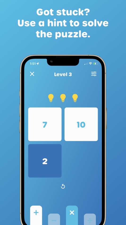 #3. Solve 24 – Math Puzzles (iOS) Podle: Hamdouchi Interactive, LLC