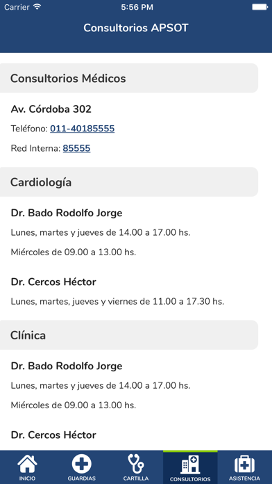 App screenshot