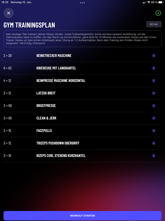 Screenshot #6 pour BodyControl Training