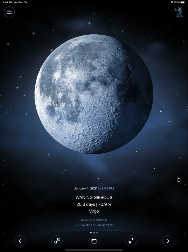 ‎Deluxe Moon Pro • App & Widget Screenshot