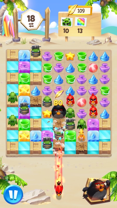 Angry Birds Match 3 screenshot 2