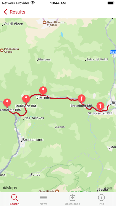 Timetable South Tyrol Screenshot