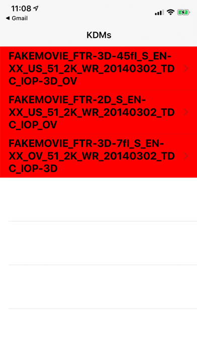 KDM Inspector iPhone screenshot