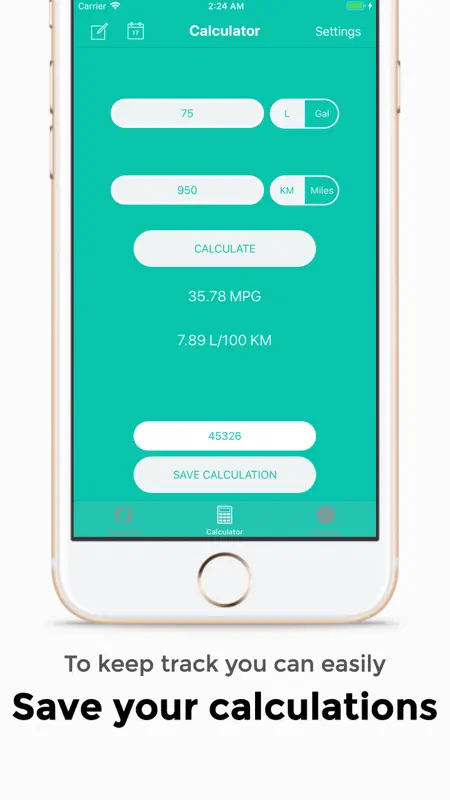 Fuel Calculator: MPG Converter screenshot 3 of 5