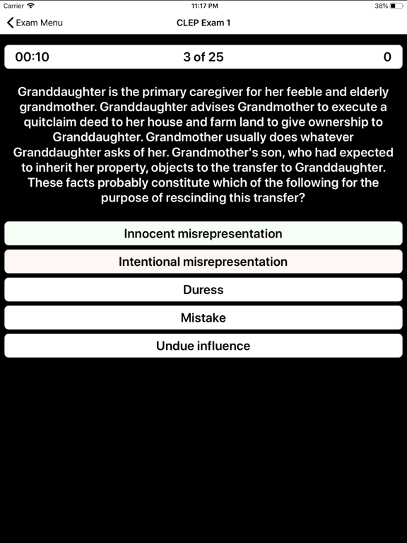 Screenshot #6 pour CLEP Business Law Prep