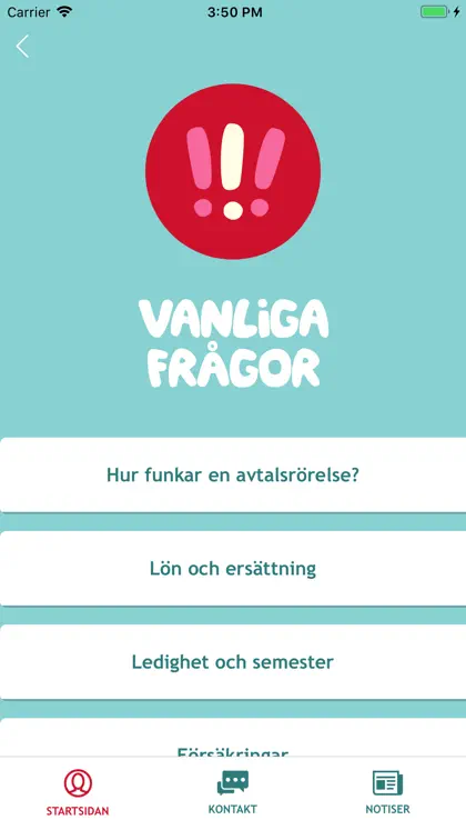 Screenshot 5 di 5 di Kommunal Mina sidor