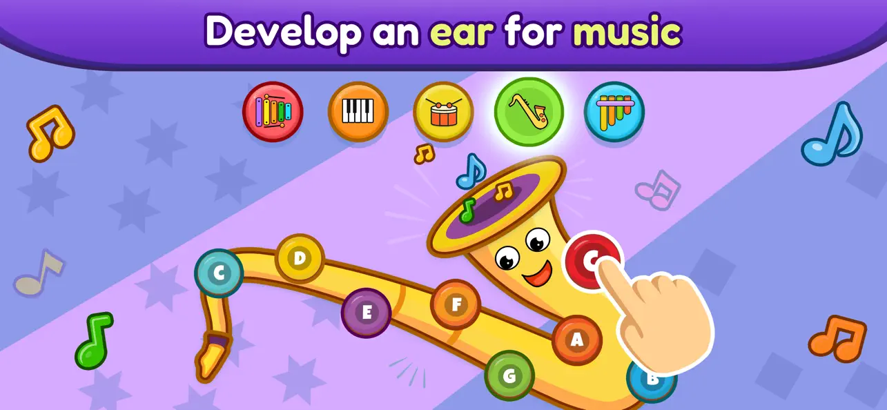 Screenshot #3 pour Baby Piano, Drums, Xylo & more