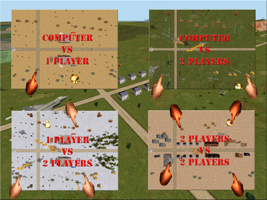 Tank Battle 2D iPad screenshot