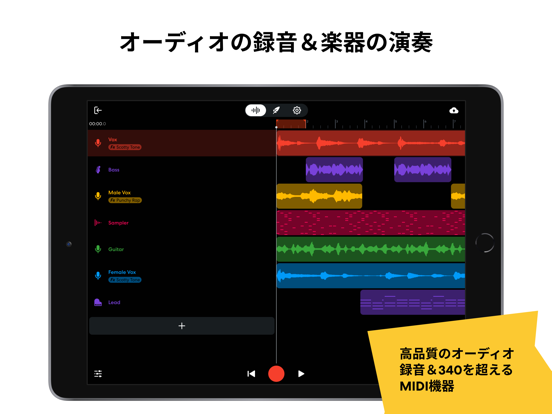 オーディオの録音&楽器の演奏