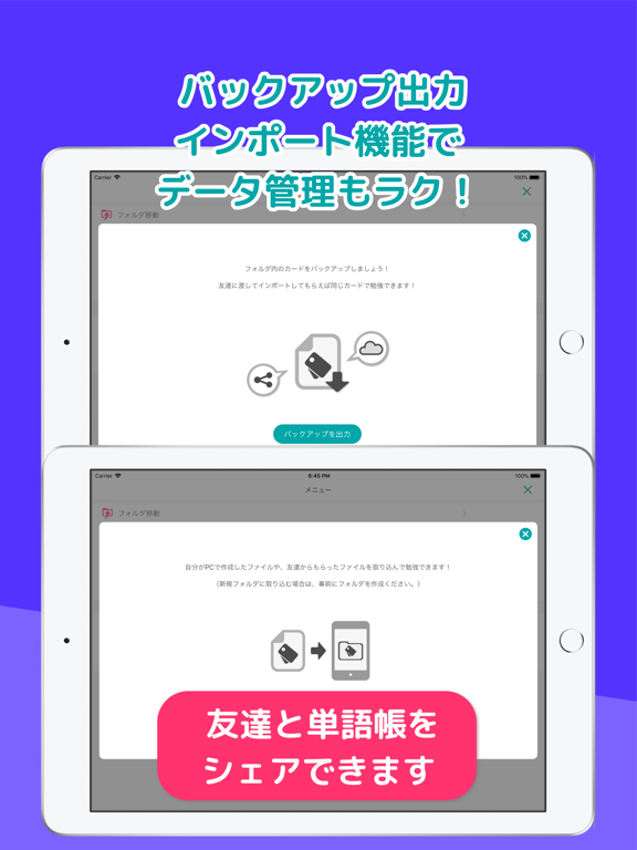 自分で作る単語帳 WordHolic! -暗記カードメーカー iPad screenshot 5