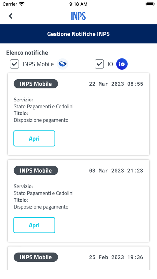 #4. INPS mobile (iOS) Podle: Istituto Nazionale Previdenza Sociale