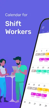 Shift Day Work Calendar : capture d’écran 1 sur 7