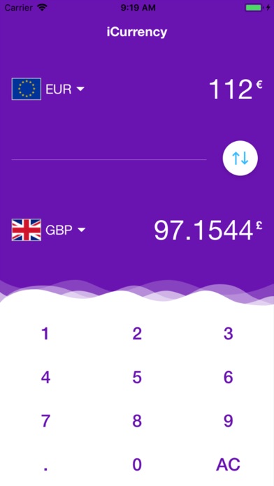 iCurrency - Exchange Rate Pro Screenshot