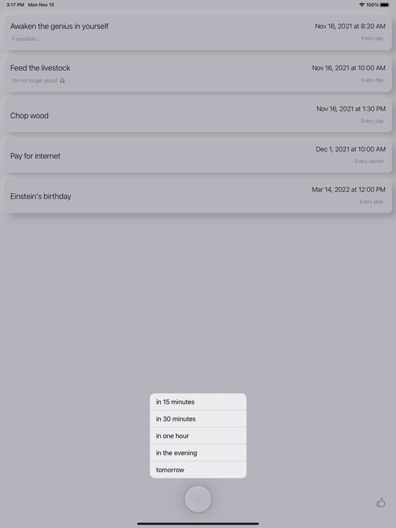 Screenshot #5 pour Rappel, simple & utile