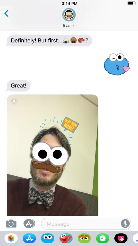 Cookie Monster Stickers