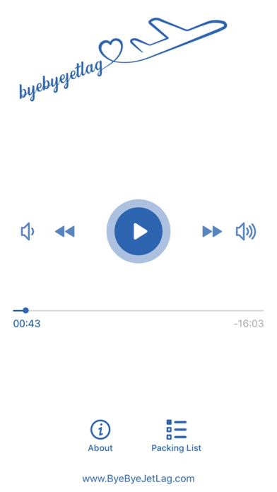 Screenshot #1 pour ByeByeJetLag
