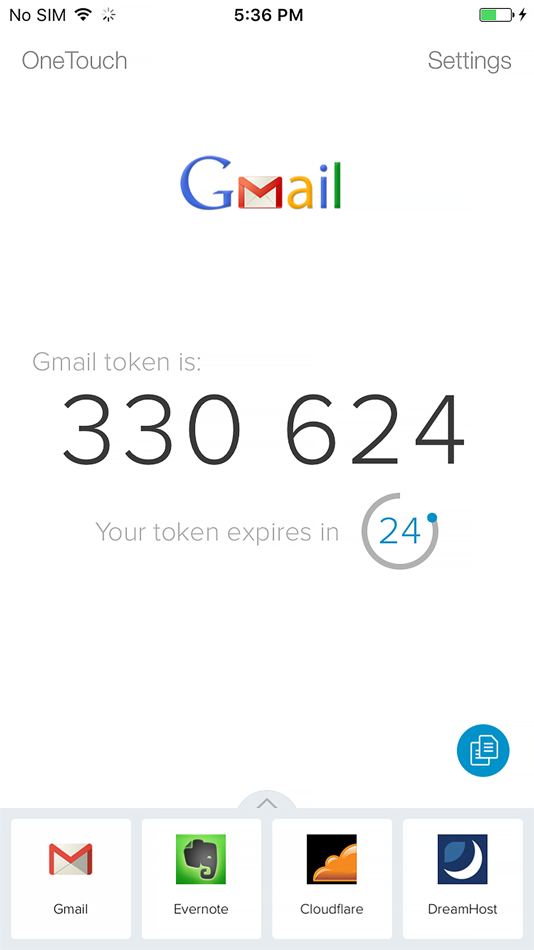#1. Twilio Authy (iOS) بواسطة: Authy Inc.