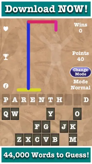 Stress Free Endless Hangman screenshot 1