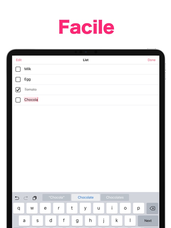 Screenshot #5 pour Liste de Courses - Notes