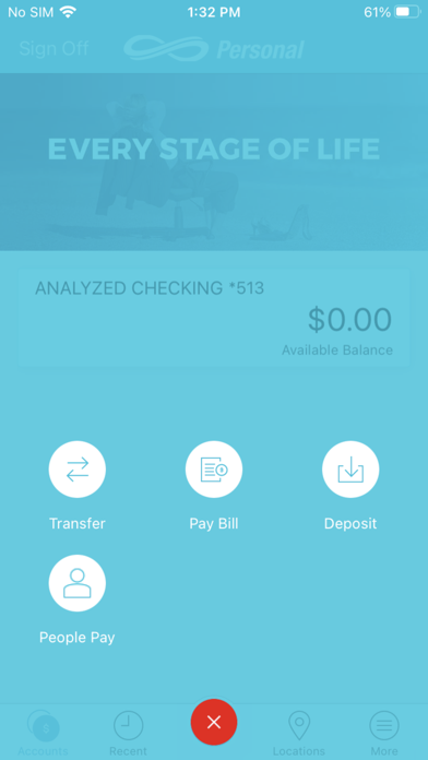 Infinity Bank for Personal Screenshot