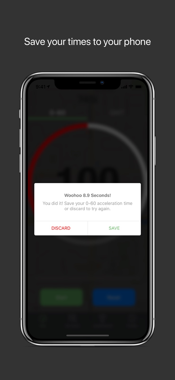 FastR - 0-60 Acceleration Test iphone screenshot 2