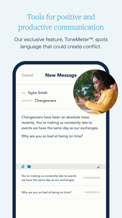 OurFamilyWizard Co-Parent App Screenshot