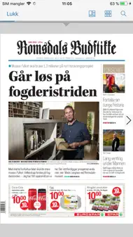 Romsdals Budstikke eavis iphone bilder 0