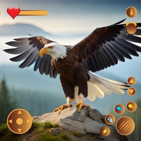 Ảnh chụp màn hình (4) Eagle Simulator 3D Falcon Bird