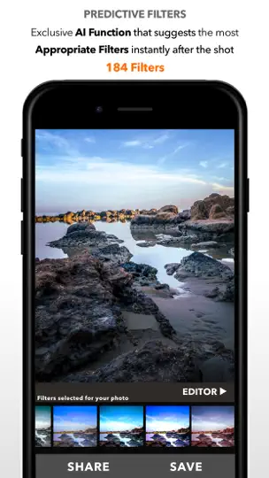 Captura de pantalla de DSLR Camera en iPhone 3