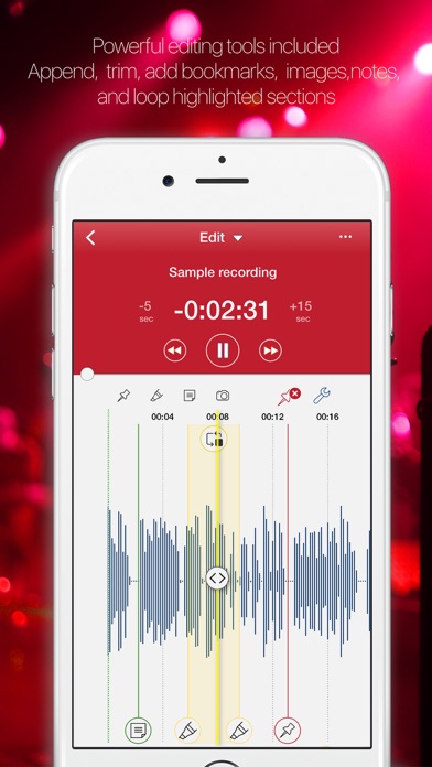 Audiologic recorder by iDoceo Screenshot