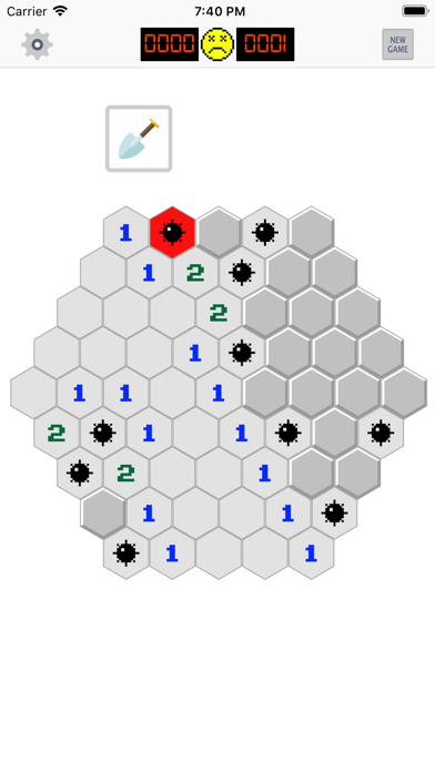 Mines Hex - Hexagon Sweeper Screenshot