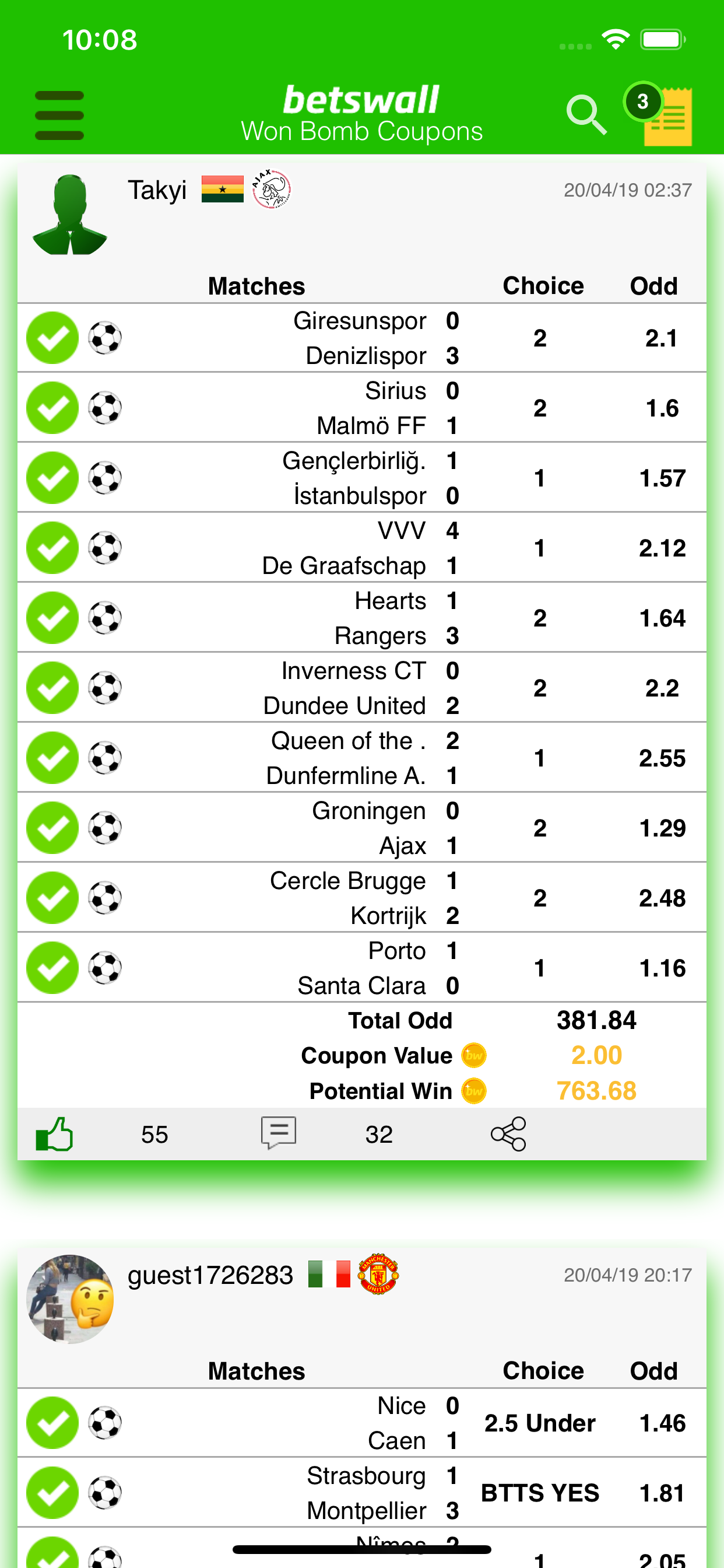 BetsWall: Sports Betting Tips screenshot 6