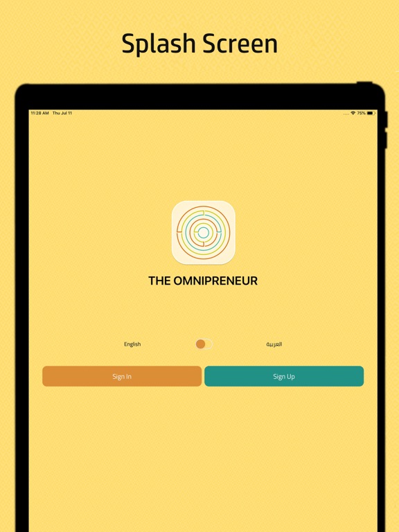 The Omnipreneur iPad screenshot 1 - Productivity app
