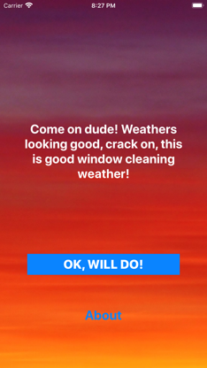 Window Cleaner Weather App screenshot 4