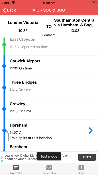 Train Times - Station Boards iPhone screenshot 4 - Travel app