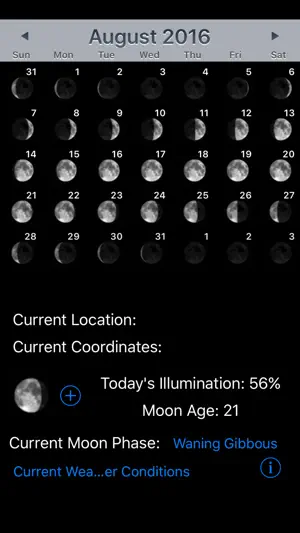 LunarPhase: Moon Calendar screenshot 1