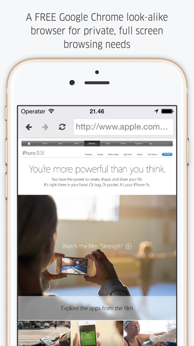 FREE Private Incognito Browser Screenshot