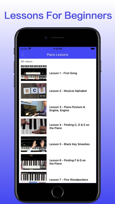 Piano Teacher-Piano Lessons Screenshot