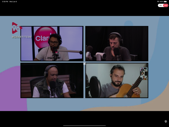 98 Live, a sua rede do bem! iPad screenshot 4 - News app