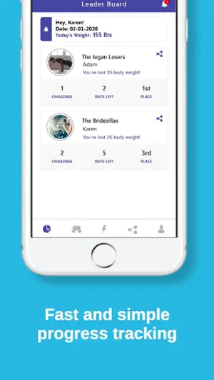Fit4Friends - Weight Loss Comp screenshot 2