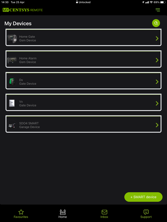 MyCentsys Remote iPad screenshot 2 - Lifestyle app