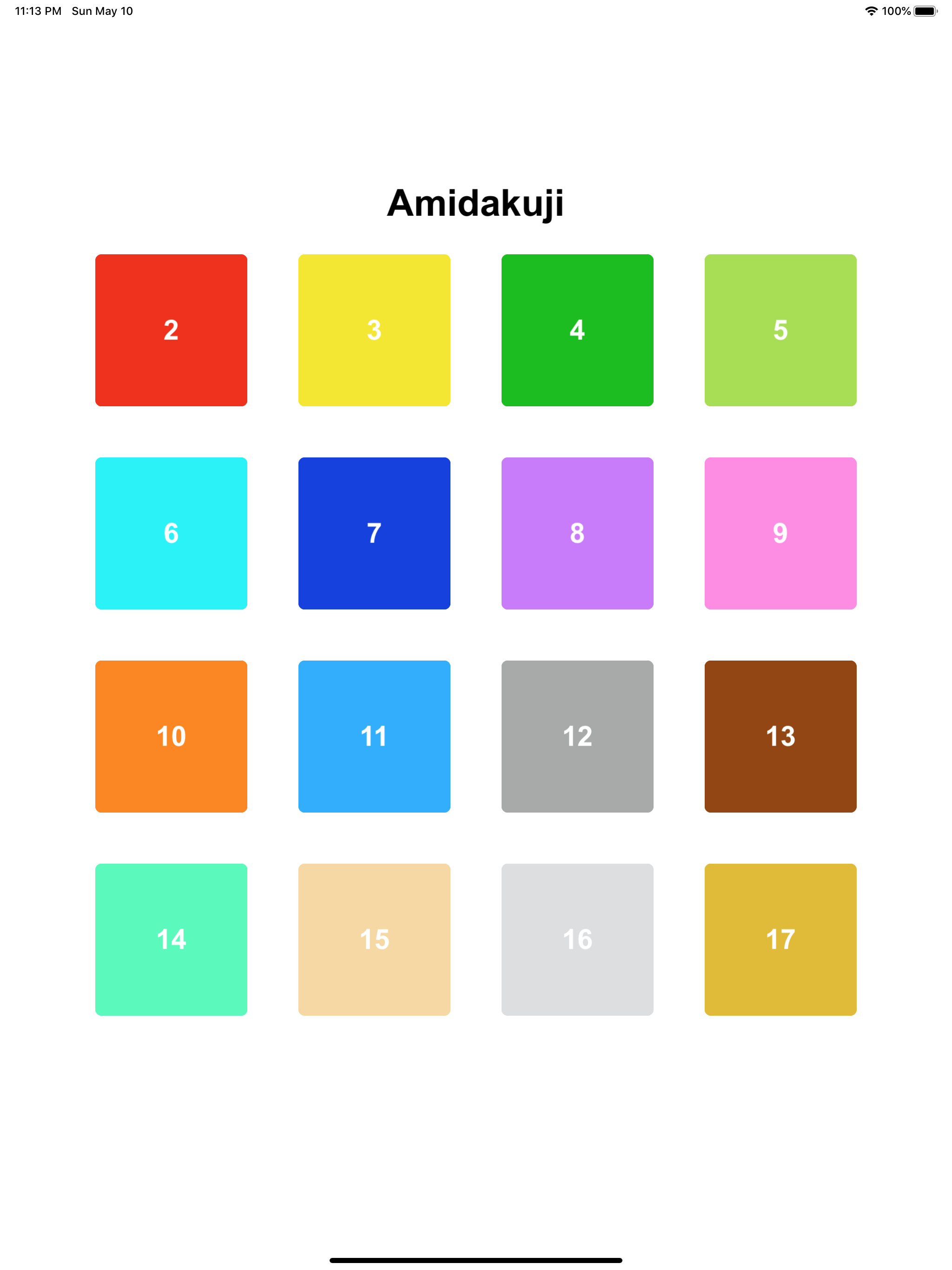 Amidakuji screenshot 3