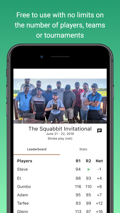 Squabbit - Golf Tournament App Screenshot 4 - AppWisp.com Squabbit - Golf Tournament App Screenshot 4 - AppWisp.com