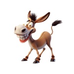 Download Goofy Donkey Stickers app