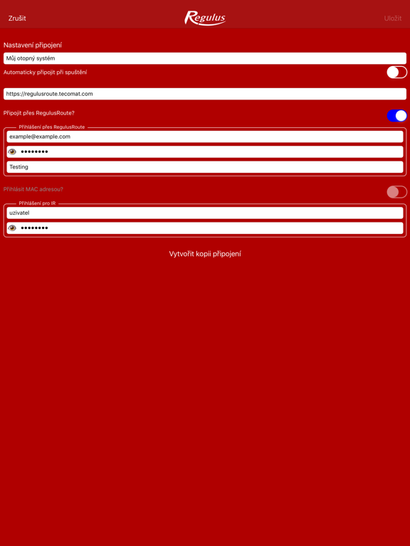 Screenshot #5 pour Regulus IR Client