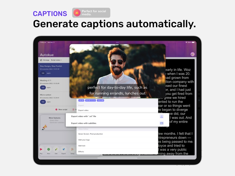 Teleprompter & video - Autokue screenshot-3