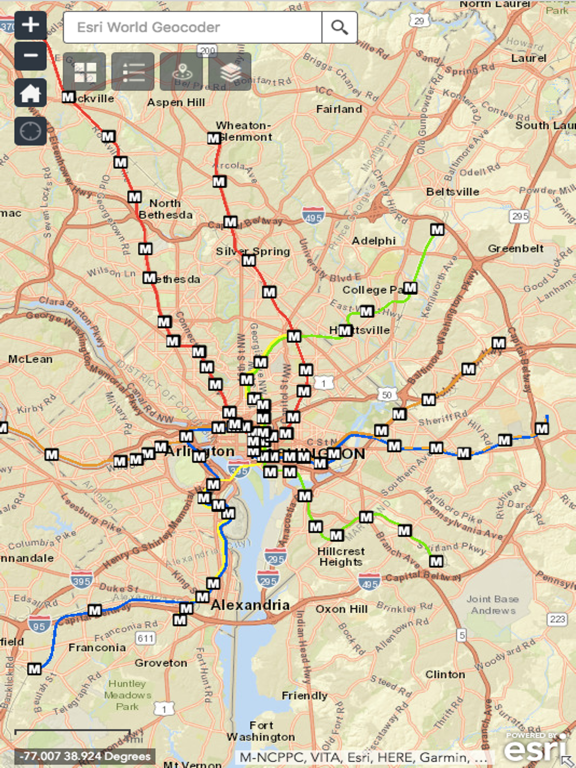 Screenshot #4 pour Washington DC Metro Map