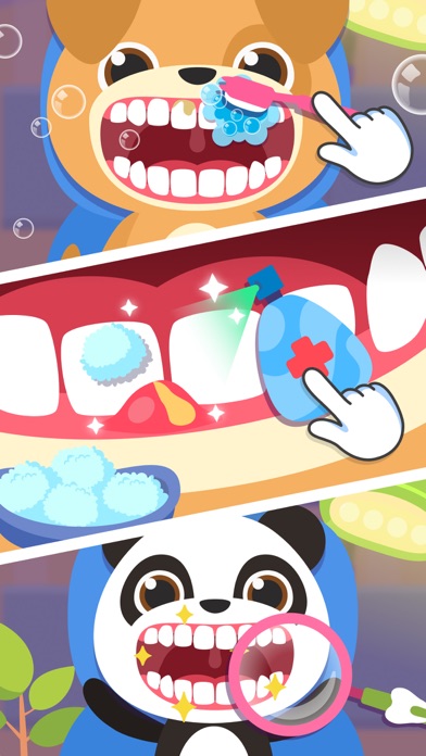 歯医者 ドクター 子供 ゲーム - 歯磨きゲーム 共 動物のおすすめ画像5