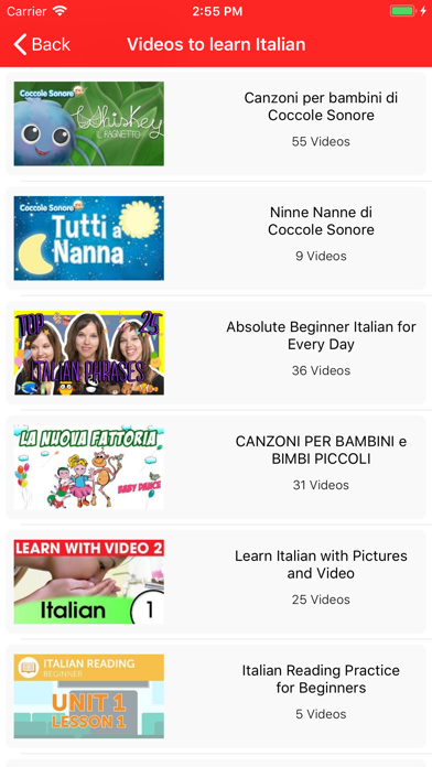 Learn Italian For Beginner Screenshot