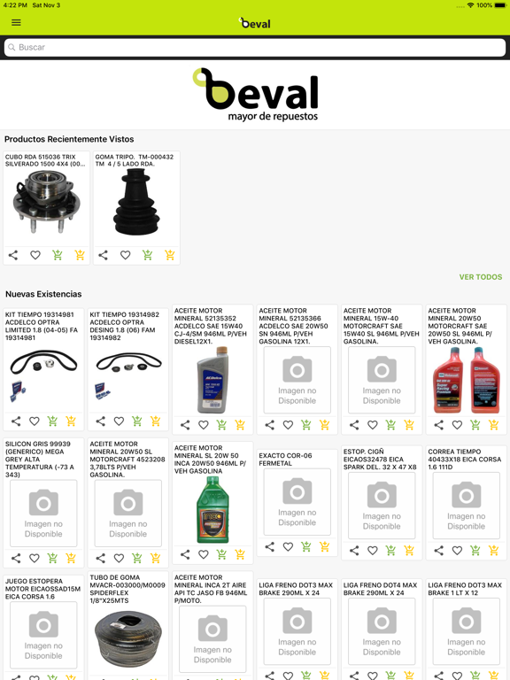 Catálogo Digital Beval C.A. iPad screenshot 1 - Shopping app